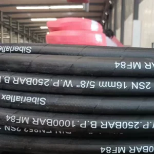 EN853 1SN SAE 100 R1 Hydraulic Hose 1/4″ 3/8″ 1/2″ 225 Bar High Pressure Flexible Wire Braid Rubber Oil Hose Pipe