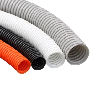 ENT 3/4″ Impact-Resistant PVC Waterproof Electrical Wire Protection Conduit Durable Flexible Corrugated Tube UV Resistant