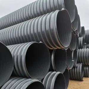 Eco Friendly High Strength HDPE Double Wall Corrugated Drain Pipe High Pressure SN6 SN8 Drainage System