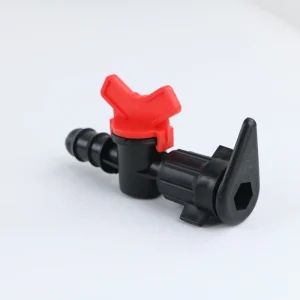 Eco-Friendly PP Material Tape Valve for Layflat Hose Drip Tape Mini Valve Fittings for Farm Irrigation Systems