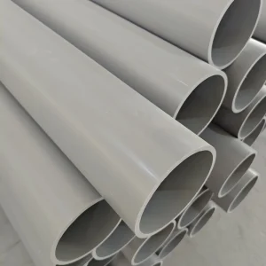 Eco Friendly PVC Electrical Conduit Solvent Cement Joint Wall Thickness 1.6mm ASTM Standard DN20 DN400mm for Industrial