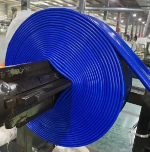 Eco Friendly TPU Lay Flat Hose Non Deformation Flexible Layflat Pipe For Aquaculture Water Circulation