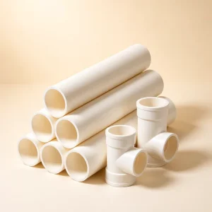 Eco friendly Virgin Material PVC Pipe White UPVC Drainage Tube For Residential Water Discharge