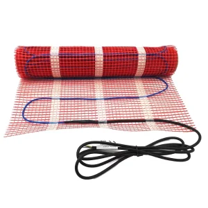 Electric Underfloor Heating Mesh Radiant Floor Mat Thermostat Control 230V Alloy Wire Eco-Friendly Fire Resistant Modern