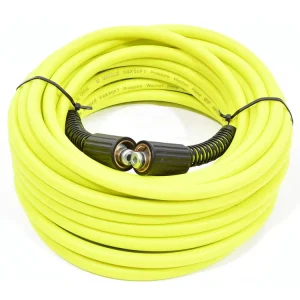 Electric Yellow PVC High Pressure Washer Soft Water Drain Pipe for Household Car Washing Wear-resistant