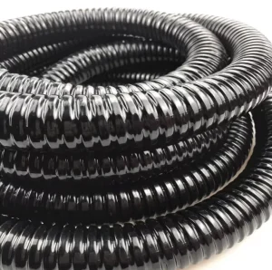 Electricians PVC Moulded Corrugated Pipe Cable Protection 40mm Flame Retardant ISO Standard 50m Conduit Wind Power