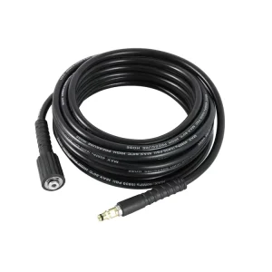 European Standards PVC Soft Flexible High Pressure Water Hoses 10m Black with Quick Connector for Car Cleaning