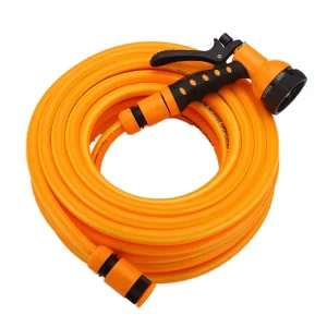Expandable Latex Rubber Car Wash Water Hose 7 Function Spray Nozzle Cost Effective CNS Polyester Plastic