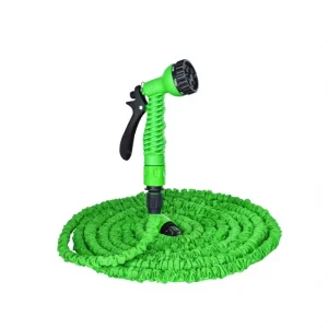 Extensible 3/4” Garden Hose with 1-4bar Pressure Anti-Abrasion & Anti-Corrosion Stretchable Plastic for Irrigation Watering