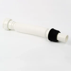 Extension PVC Sink Drain Sink Waste Pipe 1-1/4″&1-1/2″ Dual Size Retractable 30.5-80cm for Bathroom Kitchen OEM
