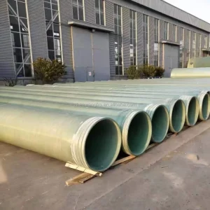 FRP Cable Protection Pipe Building Construction Buried Wiring Insulated Custom Diameter Protection Pipe