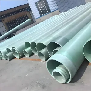 FRP Fiberglass Reinforced Plastic Pipe Anti Corrosion Chemical Resistant for Wastewater Treatment