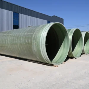 FRP GRP Water Treatment Sewage Pipe Fiberglass Reinforced Plastic Environmental Protection Pipeline for Potable Rainwater