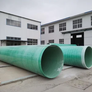 FRP Municipal Drainage Pipe Underground Trenchless Laying Anti Aging Custom Size Drain Pipe