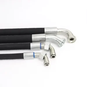 Fabric Covered Steel Wire Braided High Pressure Hydraulic Hose Oil and Heat Resistant Rubber Tube