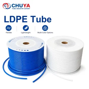 Factory 3/8in LDPE Flexible Plastic Tube Linear Air Compressor Hose for Fluid Transfer Chemical Dispensing