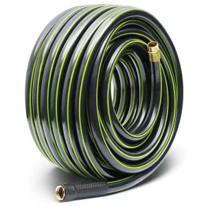 Factory 5 Layer 3/4″ 100FT PVC No Kink Flexible Heavy Duty Garden Watering Pipe Water Hose