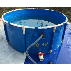 Factory Circular Portable Aquaculture Fish Pond PVC Foldable Pond Size for Fish Farming