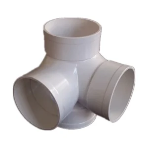 Factory Customized PVC Schedule 40 Tube Water Fittings 3 Way Drainage Connectors Threaded Elbow Coupling Cutting