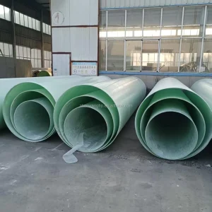 Factory Direct Filament Winding Fiberglass Pipe Large Diameter Smooth Surface Solid for Sewage Drainage