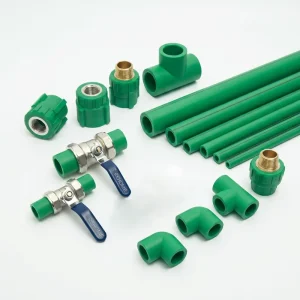Factory Direct Green PPR Pipe Elbow for Residential Plumbing System 20 25 32 40 50 63mm Size Range