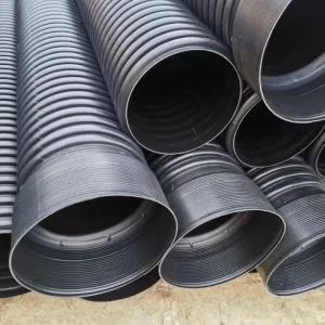 Factory Direct HDPE Double Wall Corrugated Drainage Pipe Cost Effective Easy Construction For Sewer & Wastewater Projects