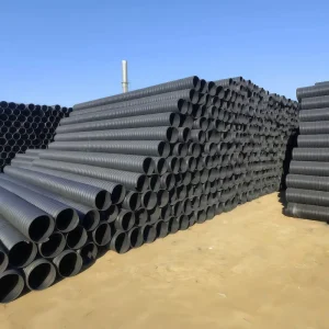 Factory Direct HDPE Flexible Dual Wall Corrugated Eco Friendly High Pressure Light Weight Drain Culvert SN8 500mm for Drainage