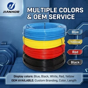 Factory Direct PA12 Nylon Tubing Custom Colors & Lengths OEM Service High Quality Pneumatic Plastic Hose Ready to Ship