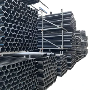 Factory Direct PE100 HDPE High Pressure Water Supply Pipe 75mm Black Blue Stripe 100% Virgin Materials for Rural Potable Water
