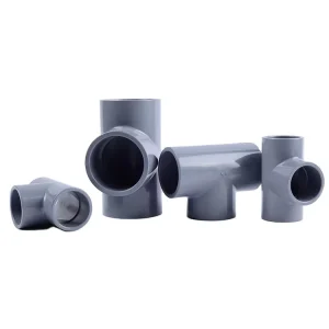 Factory Direct Sale CPVC Pipe Fitting Industrial Plastic Tee 3 Way Pipe Connector