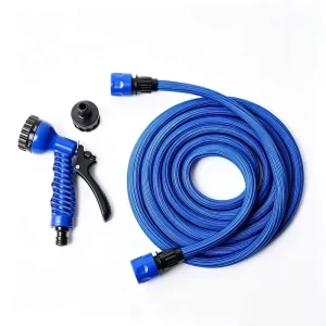 Factory Direct Sale Fabric Rubbery Garden Hose Expandable Hose 7 Function Nozzle Anti UV