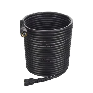 Factory Direct Sales 1/4″ 2320 Psi High Pressure PVC+NYLON NET Black Car Wash Hose 15m Long 0.5 Year Warranty for Washer