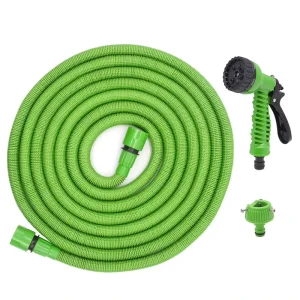Factory Direct Supply 3x Telescopic Plastic Water Pipe for Garden Car Wash High Pressure Magic Garden Water Hose