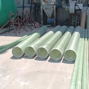 Factory Direct Supply Large Diameter FRP Pipe Lightweight High Strength GRP Pipe for Chemical Industrial Liquid