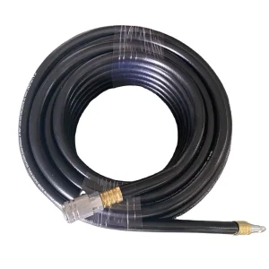 Factory Direct Supply Light Duty PVC Air Compressor Hose 3/8″ X50ft with Quick Coupler & Plug for Air Compressor Applications