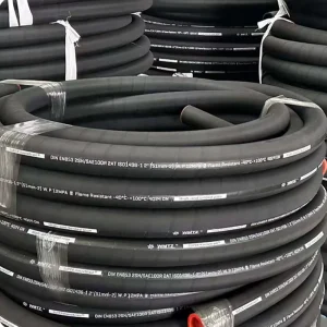 Factory EN 853 2SN DN 51mm 32mm 16mm 12.5mm 10mm SAE100 R2AT Steel Wire Spiral Reinforced Hydraulic Fittings And Hoses Prices