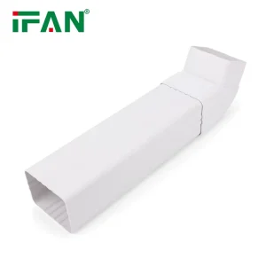 Factory Eco-Friendly Strength Downpipe Fitting Pipe PVC Rainwater Collector Drainage Gutter Downspout Accessories