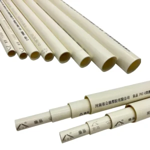 Factory Flame Retardant Wire Conduit PVC Wire Conduit Insulated Electrician Sleeve PVC Plastic Pipe
