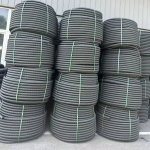 Factory Flexible Plastic Corrugated Tubing Double Wall HDPE Cable Protector Pipe for Civil Power Infrastructure