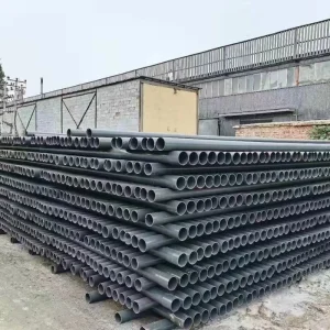 Factory Grey PVC Plumbing Pipe PVC Water Supply Tube for Irrigation & Building