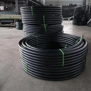 Factory HDPE Pipe PE100 1 Inch Black Plastic Tube Roll Garden Irrigation Hose for Water Supply