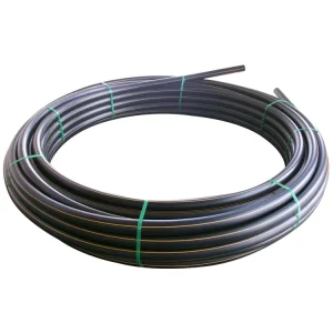Factory HDPE Pipe for Gas 90mm 63mm PE Plastic Tube Oil and Gas Pipeline HDPE Gas Pipe with Yellow Stripe