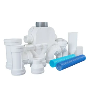 Factory HVAC Pipe Antistatic and Antibacterial Double Wall Corrugated Plastic Pipe Quality Ventilation Ducts