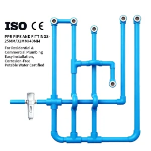 Factory High Pressure New Material PPR Pipes for Hot Cold Water Supply ISO CE Certified 3 Year Warranty