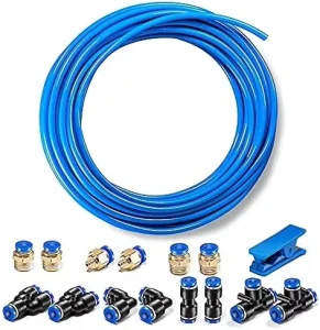 Factory High Quality Pneumatic Tubing Blue PU Air Hose Pipe Tube 6mm OD 4mm ID