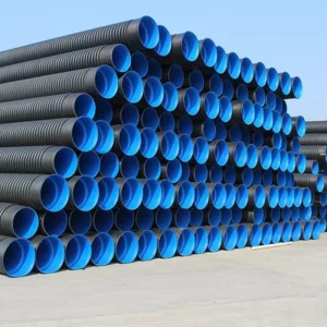 Factory Large Diameter Durable Hdpe Double Wall Corrugated Pipes Plastic Corrugated Pipe For Drainage