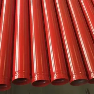 Factory Made Red Coated Fire Sprinkler Pipe ASTM A135 A795 High Pressure Fire System Pipe