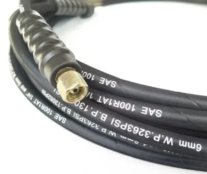 Factory Manufacturing High Pressure Washer Hose 1/4 3/8 50 100 Feet 4000 6000psi Rubber Material Custom Cutting Available