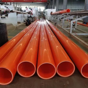 Factory PVC Electrical Conduit Pipe 16mm 63mm Flame Retardant Insulation Cable Protection Tube