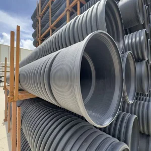 Factory Plastic Drainage Sewer Pipe Large Diameter HDPE Double Wall Corrugated Pipe S2 for Municipal Sewage Stormwater Drainage
